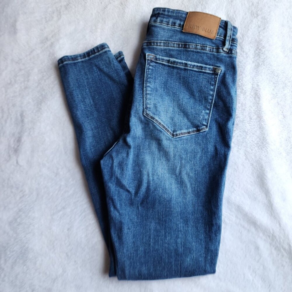 Judy Blue Jeans Womens 11/30 Skinny Mid Rise Tummy Control Medium JB88798